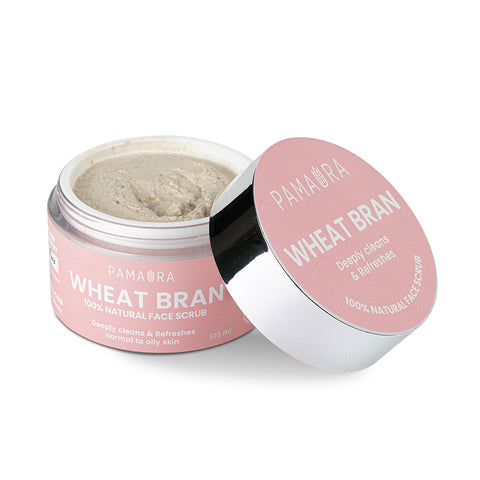 Pamaura Wheat Bran Face Scrub