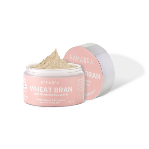 Pamaura Wheat Bran Face Scrub